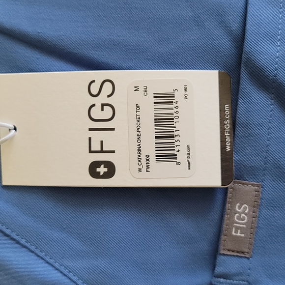 NWT figs scrub top size M - Picture 2 of 2